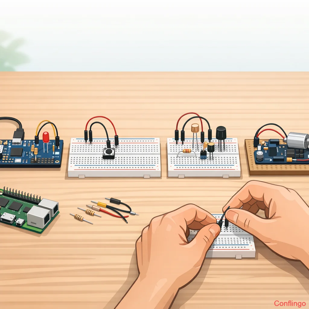 Learn small electronics with arduino and raspberry pi