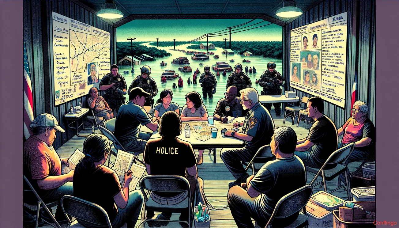 Illustration for the news article: Death Toll from Texas Flood Rises to 43 - Conflingo.no