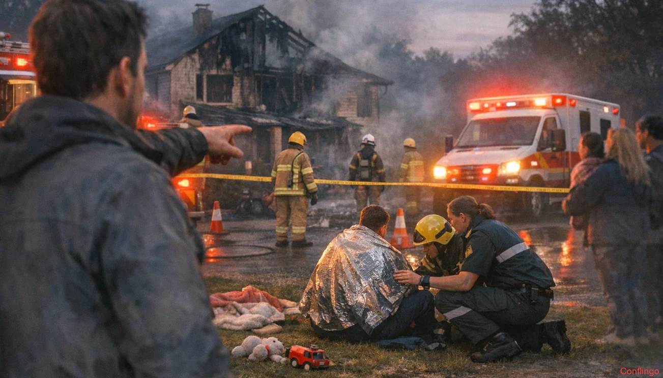 Mother and Two Children Die in House Fire in Gloucestershire