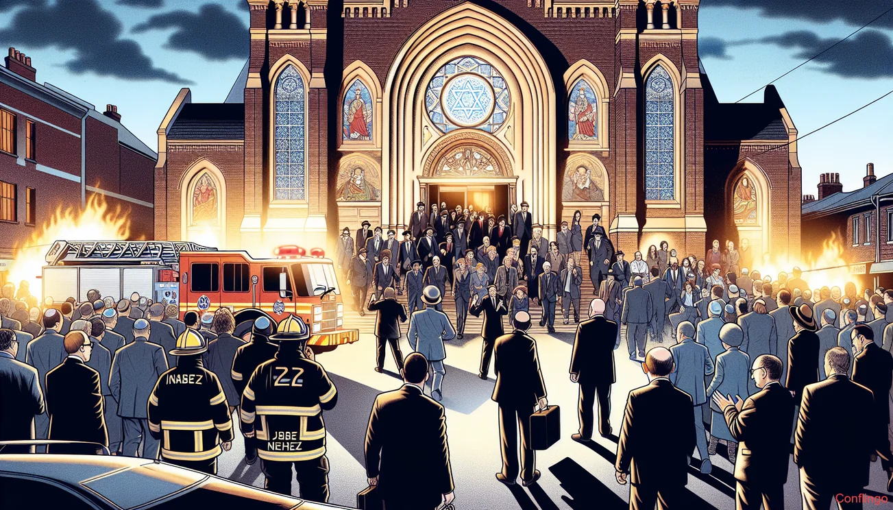 Illustrasjon for nyhetsartikkelen: Australske myndigheter tar avstand fra brann i synagoge i Melbourne - Conflingo.no