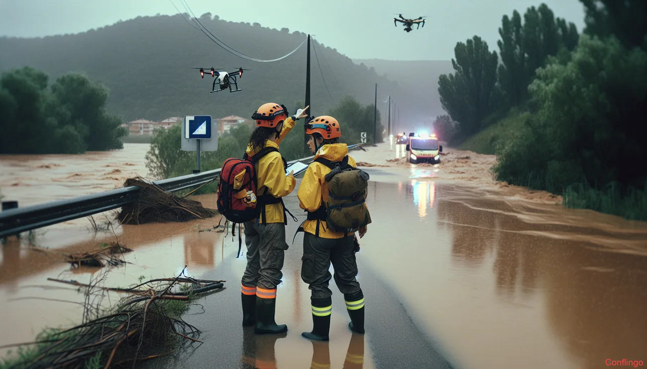 Two Missing After Car Swept Away by Floodwaters in Spain