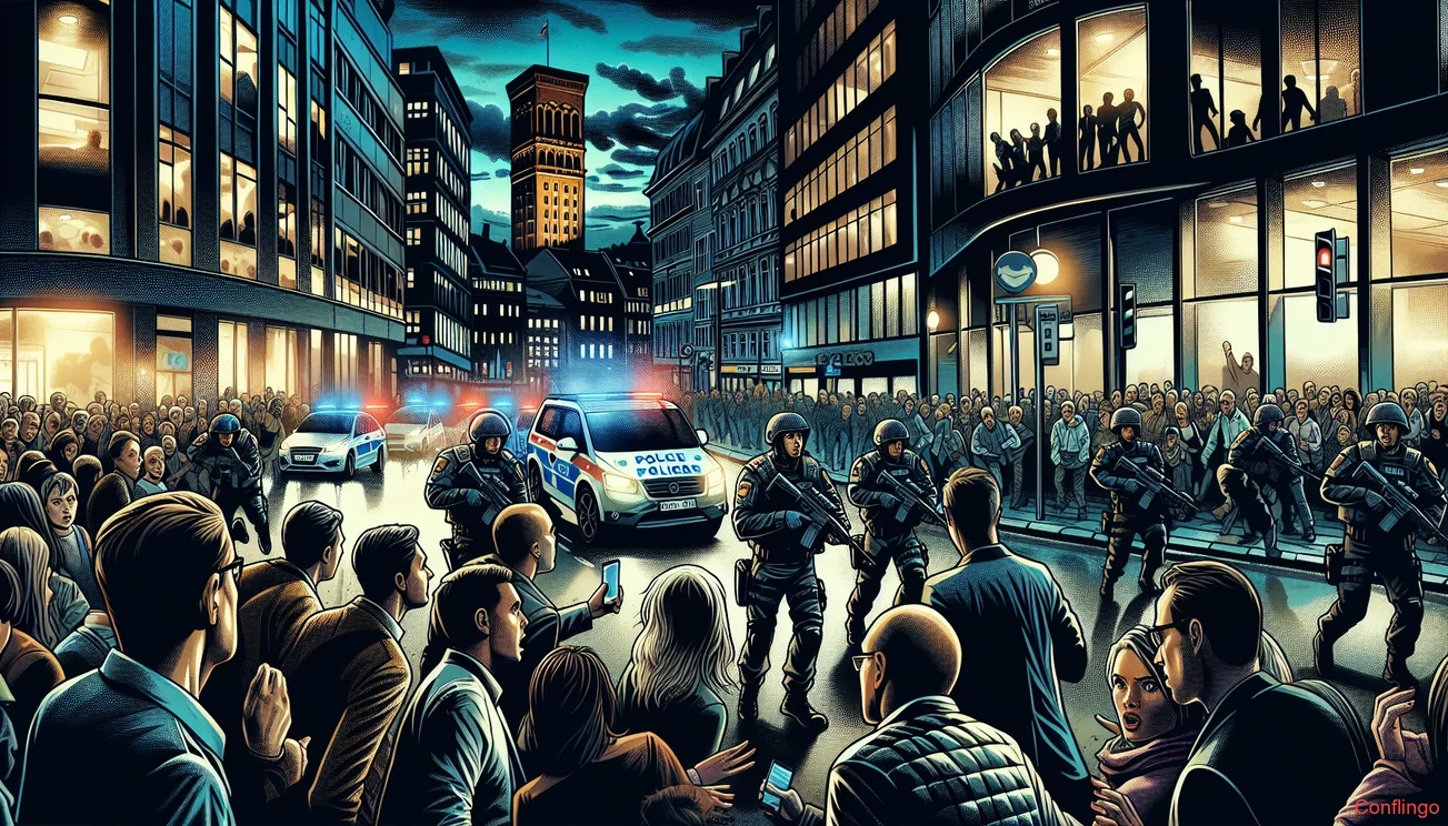 Illustrasjon for nyhetsartikkelen: Person skadet i knivhendelse på Karl Johans gate i Oslo - Conflingo.no