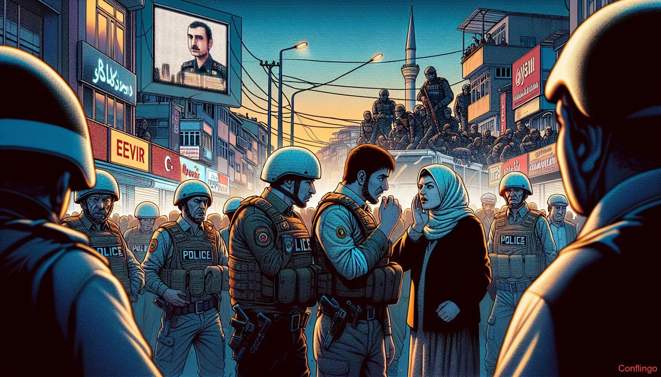 Illustration for the news article: Three Opposition Mayors Arrested in Turkey - Conflingo.no