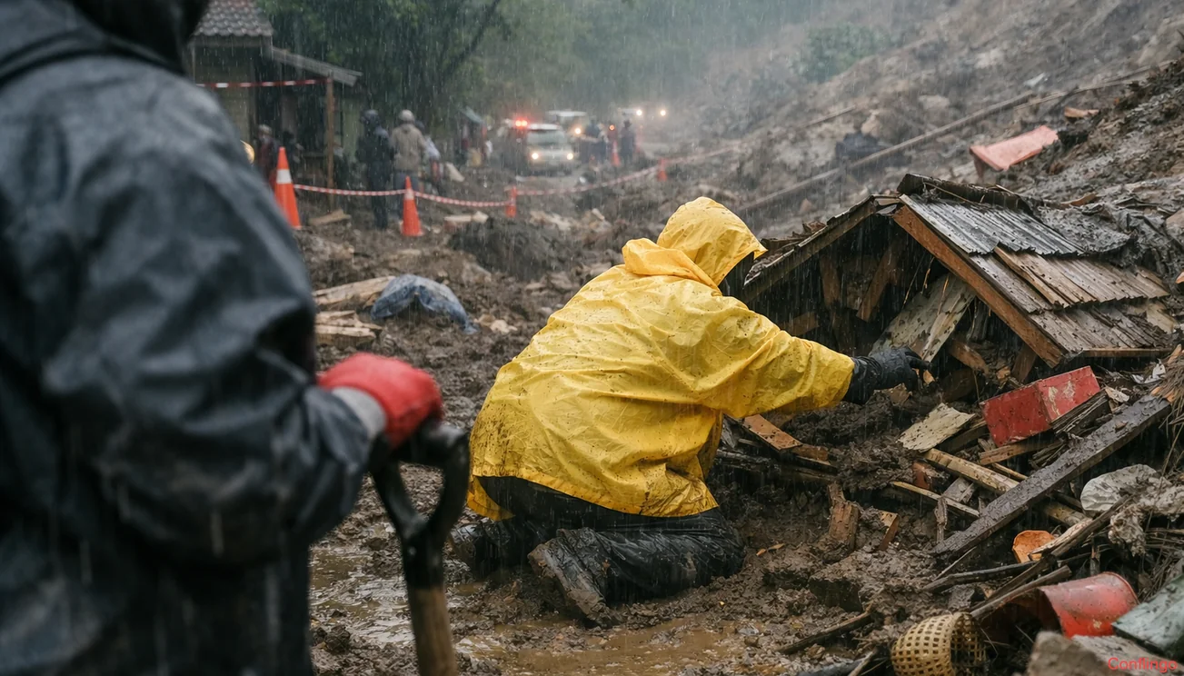 Seven Dead and 82 Missing After Landslide in Indonesia