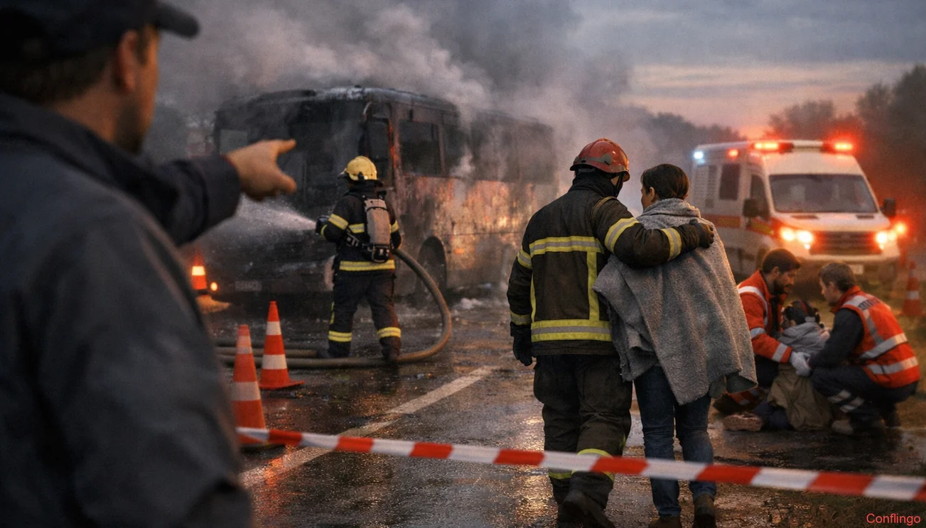 Multiple Fatalities Reported Following Bus Fire in Switzerland